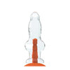 Dinoo - Primal Desires Extra Grote Dildo met Zuignap Allo 30 x 10 cm - Transparant