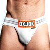 Oxjok Slingjock - Upthrust Slider Jockstrap - Ingebouwde Cockring - Met opbergvakje - White Snow - Maat XL