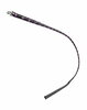 RISE - BDSM Zweep -  Feather Slim Single Tail  - Zwart/Paars