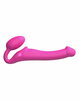 Strap-On-Me - Strapless Strap-on Vibrator - Buigbaar - Fuchsia - Maat XL