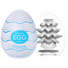 Tenga Wavy Eggs 6-Pack - Masturbator Set met Golvende Ribbels