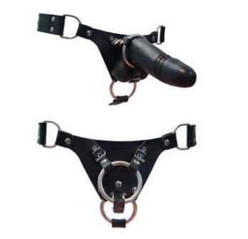 Mister B Leather Dildo Harness Male
