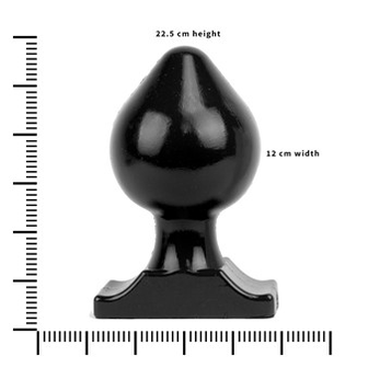 All Black AB76 All Black Buttplug 22,5 x 12 cm - zwart - EROTIK-SJOP.COMRaymond Butt Plug 12 cm