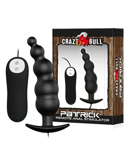Crazy Bull Vibrerende bolletjes buttplug met afstandsbediening - EROTIK-SJOP.COM