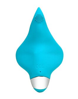 Rimba Toys ODESSA Vulva en Clitoris Vibrator - turquoise - EROTIK-SJOP.COM