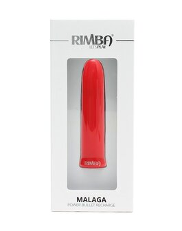 Rimba Toys MALAGA Bullet Vibrator | krachtige rode mini vibrator - EROTIK-SJOP.COM