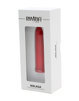 Rimba Toys MALAGA Bullet Vibrator | krachtige rode mini vibrator - EROTIK-SJOP.COM