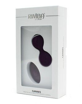Rimba CANNES oplaadbare vaginaballen met remote control - paars - EROTIK-SJOP.COM