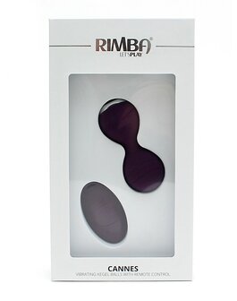 Rimba CANNES oplaadbare vaginaballen met remote control - paars - EROTIK-SJOP.COM