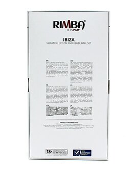 Rimba IBIZA Vibrator Set | clitoris vibrator en vibrerend eitje met remote control - roze - EROTIK-SJOP.COM