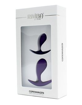 Rimba COPENHAGEN Anaal plugs | set van 2 buttplugs - paars - EROTIK-SJOP.COM