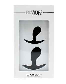 Rimba COPENHAGEN Anaal plugs | set van 2 buttplugs - zwart - EROTIK-SJOP.COM