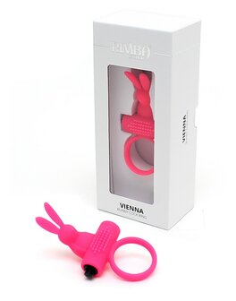 Rimba VIENNA vibrerende cockring met clitoris stimulatie - roze - EROTIK-SJOP.COM