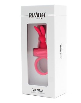 Rimba VIENNA vibrerende cockring met clitoris stimulatie - roze - EROTIK-SJOP.COM