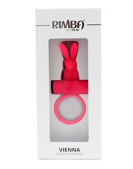 Rimba VIENNA vibrerende cockring met clitoris stimulatie - roze - EROTIK-SJOP.COM