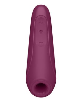 Satisfyer Curvy 1+ Rose Red App Connect Clitoris Vibrator - EROTIK-SJOP.COM