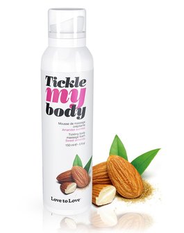 Tickle my body Massagemousse - Sweet Almond