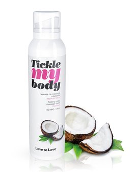 Tickle my body Massagemousse - Coconut