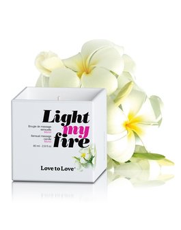 Light My Fire Luscious Massagekaars - White Musk