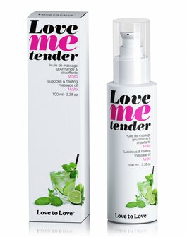 Love me Tender - Verwarmende Massageolie - Mojito