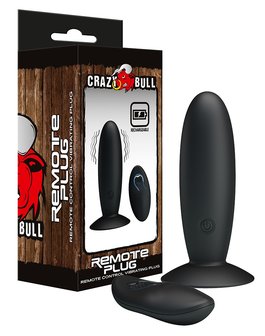 Crazy Bull - Vibrerende Buttplug met afstandsbediening