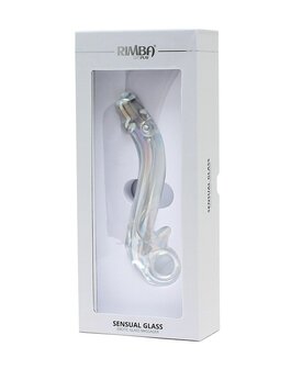 Rimba Sensual Glass Glazen Dildo Yada - transparant