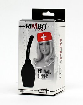 Rimba - Intiem Douche/anaal Douche Met Ballon Reservoir Van 350 ml - Zwart