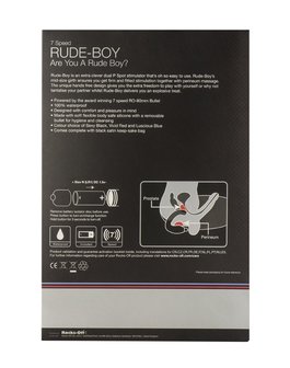 Rocks-off Rude Boy 7 - prostaat en perineum vibrator