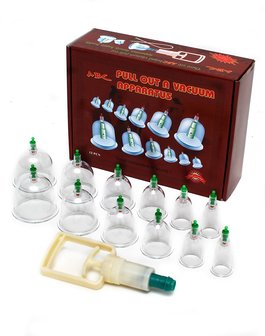 Cupping Set met 12 cups