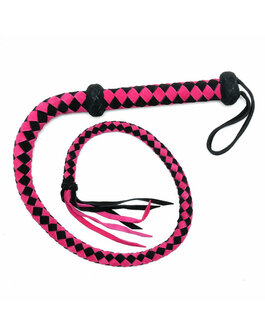 Korte Bull Whip - roze