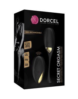 Dorcel - Secret Orgasm - Vibrerend Eitje - Met Afstandsbediening - Zwart