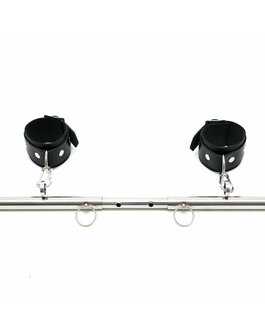 BDSM spreader bar / spreidstang verstelbaar met 4 boeien