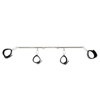 BDSM spreader bar / spreidstang verstelbaar met 4 boeien