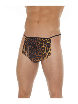 Amorable by Rimba - Erotische Slip - Jungle Slip Voor Heren - Fun Mannen Slip - Luipaardprint - Polyamide