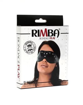 Rimba Bondage Play - Blinddoek leer gedecoreerd met siernieten