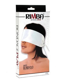 Rimba - Blinddoek - Ook Voor Bondage - Wit - Nylon - Lengte 150 cm - Breedte 10 cm