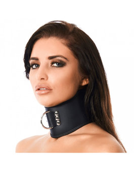 Rimba - Posture collar met ring en hangslot - Maat S/M