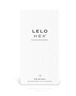 LELO - HEX Original Condooms met honingraat structuur - 12 stuks
