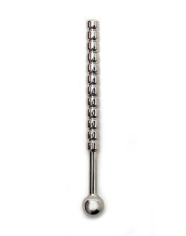 Rimba - Geribbelde Holle Urethral - Plasbuig Plug &oslash; 10 mm