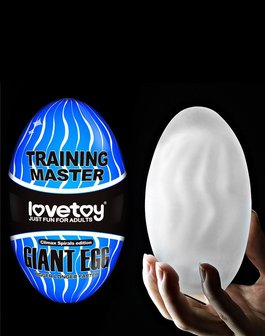 Lovetoy Giant Egg Masturbator Ei - blauw