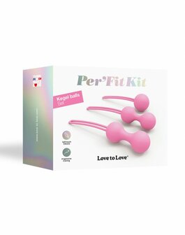 Love to Love Per&#039;fit Kit Kegel Balletjes Bekkenbodem Training - roze