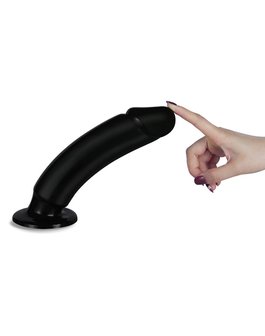 Lovetoy - King Size Anaal Dildo 23 x 5 cm - Zwart