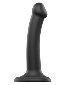 Strap-On-Me Semi-Realistische Dildo met zuignap - zwart - maat S