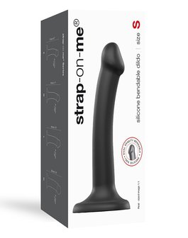 Strap-On-Me Semi-Realistische Dildo met zuignap - zwart - maat S