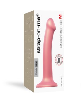 Strap-On-Me Semi-Realistische Mono Density Dildo Metallic roze