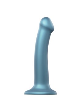 Strap-On-Me Semi-Realistische Mono Density Dildo Metallic Blauw