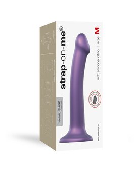 Strap-On-Me Semi-Realistische Mono Density Dildo Metallic paars