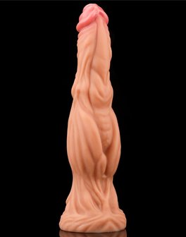 Lovetoy - Realistische XXL Dildo Met aderen 24 cm - Lichte/donkere Huidskleur