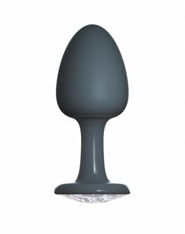 Dorcel Geisha Buttplug Diamond met bewegend metalen gewichtje en transparant kristal - maat M