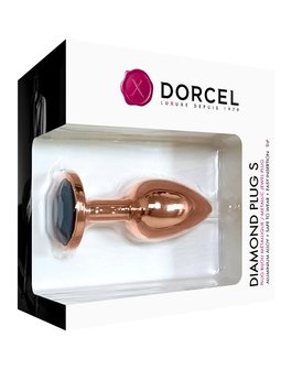 Dorcel - Diamond Metalen Butt Plug - Rose Goud - maat S